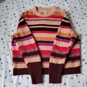 a new day | size: S | pink stripes